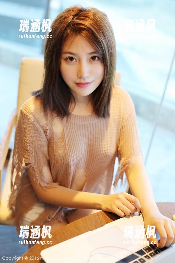 美媛馆 - 媛媛酱belle把女仆演绎得真有趣，原图像个道具，别提多眼花了。